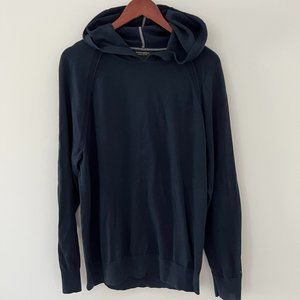 Banana Republic Men's Hooded Sweater - Blue - Large